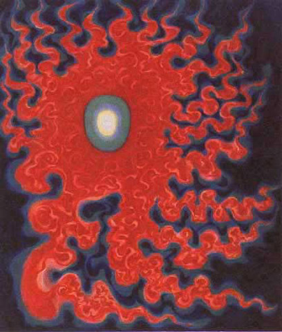 Painting 'Solar Angel' by Mr. Benjamin Creme.